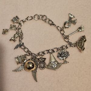 Harry Potter Inspired Charm Bracelet Handmade